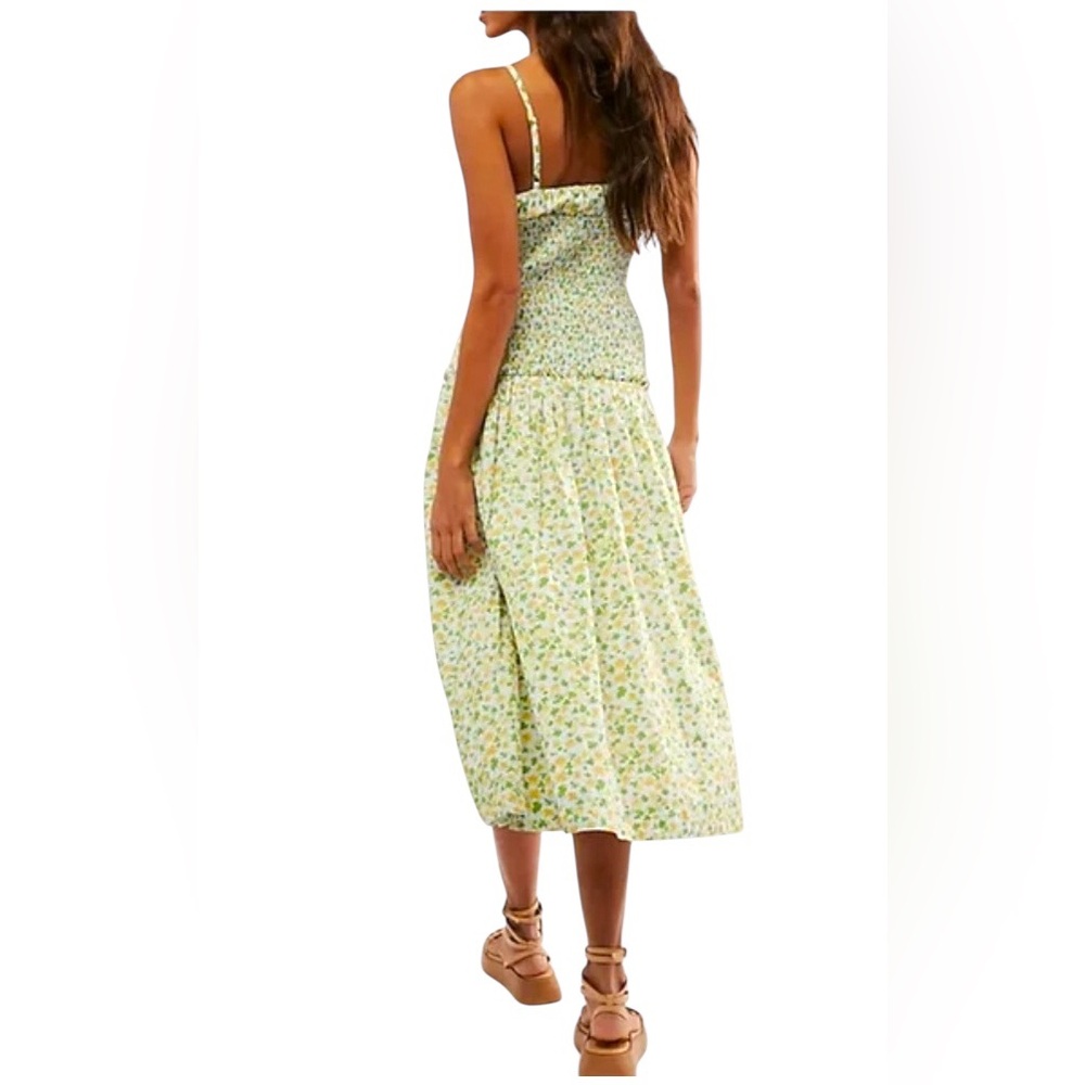 FREE PEOPLE Lavender Daze Floral Midi Dress, Size M. - Picture 2 of 13